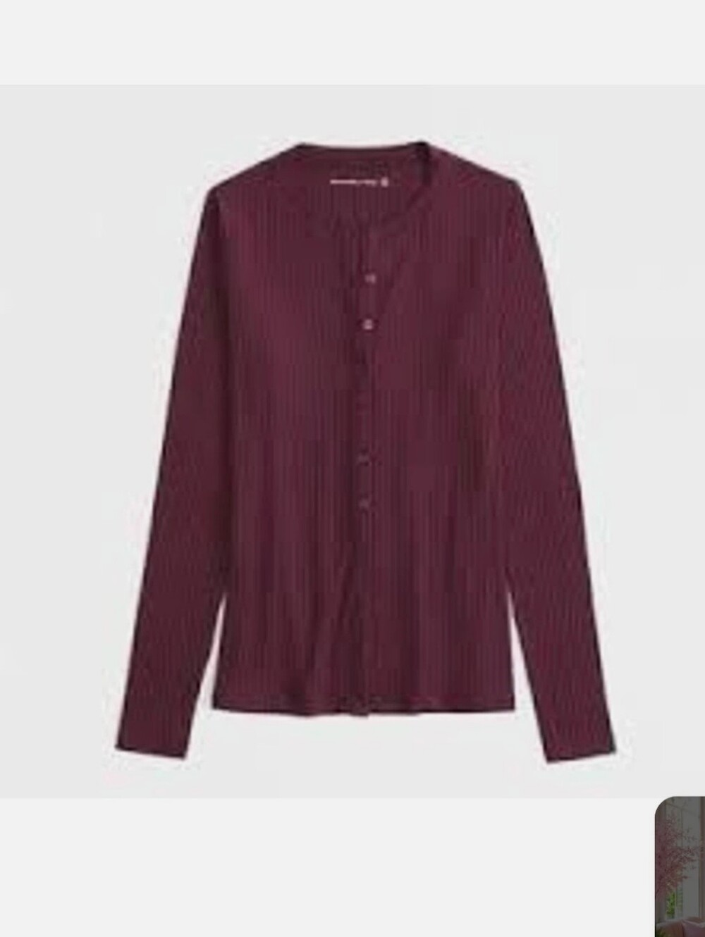 Like New Ribbed Vintage Style Top Size M
